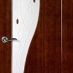 фото Межкомнатная дверь "Стендор" Модель 3831 Красное дерево