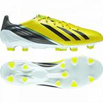 фото Adidas Adizero F50 TRX FG Synthetic Soccer Cleats (Vivid Yellow, Black, Green Zest)