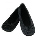 фото ISOTONER Totes Womens Terry Lined Rose Quilted Ballerina Slippers A90286