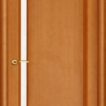 фото Ульяновская межкомнатная дверь Техно-1 светлый анегри остекленная