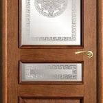 фото Межкомнатная дверь, фанерованная шпоном дуба, модель Вена