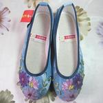 фото Туфли Small garden blessing card embroidered shoes A603/1 A603-1