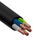 фото Силовой кабель ВВГнг(А) 5х6ок (N, PE) - 0.66 ТРТС однопроволочный|710123 Экокабель