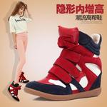 фото Осенью 2015 года Корейская версия и кашемировый бум заклинание стелс увеличение в Талль обувь женская обувь повседневная обувь спортивная липучки
