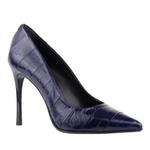 фото FABI Темно-синие кожаные туфли на высоком каблуке-шпильке от бренда Fabi