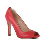 фото RENZI Ярко-красные туфли с открытым носком от бренда Renzi