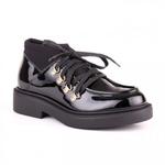 фото JEANNOT`s Лакированные ботинки со шнуровкой на плотной подошве от Jeannot's