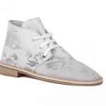 фото GIEMME Белые ботинки с серебристым рисунком от бренда Giemme