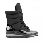 фото CORSOCOMO Высокие ботинки на шнуровке черного цвета