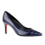 фото BALDININI Темно-синие лаковые туфли на каблучке от бренда Baldinini
