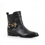 фото RENZI Черные кожаные ботинки с высоким голенищем от итальянского бренда Renzi
