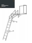 фото Лестница с площадкой для химически стойкой транспортной емкости ЛПХСТЕ