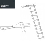 фото Лестница навесная со стальным кронштейном ЛНА-К-2,5