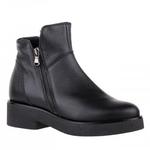 фото REPO Зимние черные кожаные ботинки на двух молниях бренда Repo