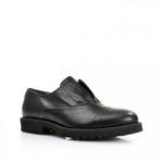 фото Francesco V Простые ботинки из натуральной черной кожи от бренда Francesco V.