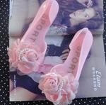 фото Ограниченное издание конфеты обувь boxiniyazhenzhu цветок желе обуви заглянуть обувь кристалл