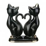Фото №2 Фигурка "пара черных кошек" высота=26 см. Hangzhou Jinding (98-1414)