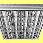 фото Встраиваемый люминесцентный светильник ЛВО13-4х18-472/F-Милано-Грильято 4х18Вт, электронный ПРА, для потолка типа «Грильято» | арт. 1120836 | Люмсвет