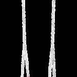 фото Подвес металлический на длинной цепи с термоусадкой