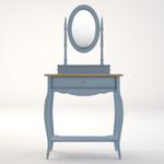 Фото №2 Голубой туалетный столик "Leontina" с зеркалом ST9321B-ET