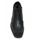 Фото №5 Ботинки кожаные мужские Bastion 040 из натуральной кожи черного цвета на меху. Бесплатная доставка!