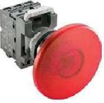 фото Кнопка MPM2-21R ГРИБОК красная (корпус) без фиксации с подсветкой 60мм | COS1SFA611125R2101 | ABB