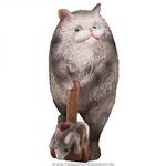 фото Фигурка кошка с мышкой высота 10 см.
