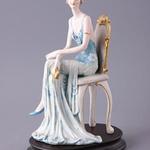 фото Статуэтка "дама в кресле" высота=27 см. P.n.ceramics (431-118)