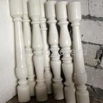 Фото №12 Производство балюстрад, столбов, перил, шаров, колонн из мрамора России (белый, серый)
