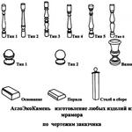 Фото №5 Балюстрады, столбы, перила, шары, колонны из мрамора России