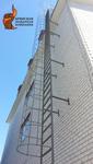 Фото №3 Лестница пожарная наружная стационарная вертикальная П1-2