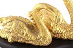 Фото №2 Фигурка "пара лебедей" золото.высота=29 см длина=43 см Hong Kong (118-100)