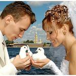 Фото №4 Выпуск свадебных белых голубей у ЗАГСА