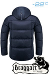 Фото №2 Куртка зимняя мужская Braggart Titans 4038 темно-синяя, р.3XL, 4XL, 5XL