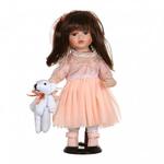 фото Фарфоровая кукла "эрика"с мягконабивным туловищем высота=30 см. Jiangsu Holly (485-094)