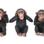 фото Композиция из 3-х статуэток Три обезьяны Veronese ( VWU76437YAAL )
