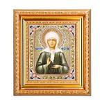 фото Икона "святая блаженная матрона" 45х40 см, стразы (562-061-37)