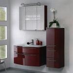 фото Комплект мебели Pelipal Roulette, Рубиновый лаковый высокоглянцевый, 900/385 мм