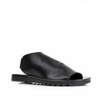 фото TOSCA BLU Черные простые сандалии от итальянского бренда Tosca Blu
