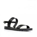 фото TOSCA BLU Темные простые сандалии от итальянского бренда Tosca Blu