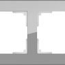 фото Рамка на 2 поста (серый,стекло) WL01-Frame-02|a030776 WERKEL