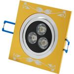 фото Светодиодный точечный светильник "Downlight" 91x91x43 4вт 4200K 360лм IP40 УХЛ4 | DRG4-28-C-55 НОВЫЙ СВЕТ