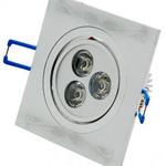 фото Светодиодный точечный светильник "Downlight" 91x91x43 4вт 4200K 360лм IP40 УХЛ4 | DRG4-27-C-55 НОВЫЙ СВЕТ