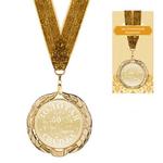 фото Медаль "золотая свадьба" диаметр=7 см (197-228-81)