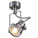 фото N-TIC SPOT 230V светильник накладной для лампы GU10 50Вт макс., серый металлик | 131108 SLV