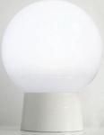 фото Светильник светодиодный ДБО ЖКХ-001 LED 8Вт с рег лируемым оптико-аккустическим датчиком (ЖКХ-001 матовый шар); 1368743