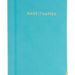 фото Gift Boutique Записная книжка Make It Happen с золотистыми уголками