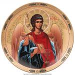 фото Тарелка настенная декоративная архангел михаил диаметр 18.5 см