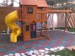 Фото №2 Резиновая плитка для детских площадок 500х500, 16мм