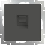 фото Розетка Ethernet RJ-45 (серо-коричневый) WL07-RJ-45|a029858 WERKEL
